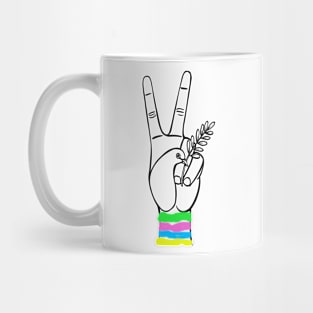 Scrunchies Peace and Olive Leaf Dove Mug